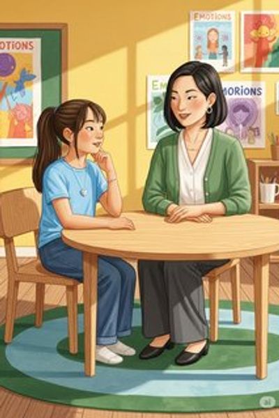 The Mindful Minds Club educational story for 7-12 years children in English featuring warm themes