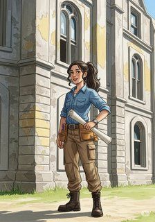 The Building Doctor educational story for 7-12 years children in English featuring warm themes