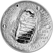 1 Dollar (50th Anniversary of Apollo 11) - Obverse
