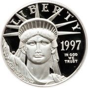 50 Dollars "American Platinum Eagle" (Bullion Coinage) - Obverse