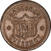 Civil War Patriotic Token - United States Copper - Obverse