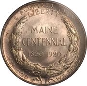 ½ Dollar (Maine Statehood Centennial) - Reverse