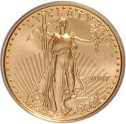 10 Dollars "American Gold Eagle" (Bullion Coinage) - Obverse