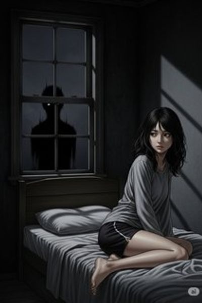 覗く男 mystery story for 13-18 years children in Japanese featuring tense themes