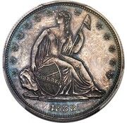 ½ Dollar "1838" (Pattern; Silver) - Obverse