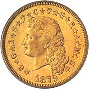 4 Dollars "1879 Stella" (Pattern) - Obverse
