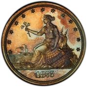 20 Cents "1875" (Pattern; copper) - Obverse