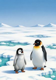 La Súplica del Pingüino educational story for 7-12 years children in Spanish featuring inspiring themes