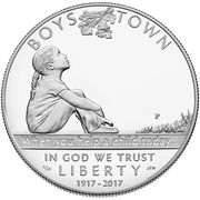 1 Dollar (Boys Town Centennial) - Obverse