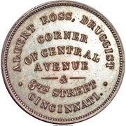 Token - Albert Ross Druggist (Cincinnati, Ohio) - Reverse