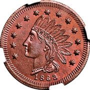 Token - Henry Wolff Trunk Manufactory (Detroit, MI) - Reverse