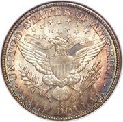 ½ Dollar "Barber Half Dollar" - Reverse