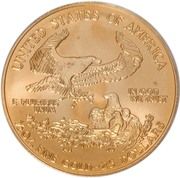 25 Dollars "American Gold Eagle" (Bullion Coinage) - Reverse