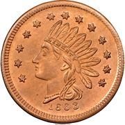 Civil War Merchant Token - M.H. Good Dry Goods (Indianapolis, IN) - Reverse