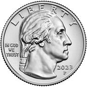 ¼ Dollar "Washington Quarter" (Eleanor Roosevelt) - Obverse