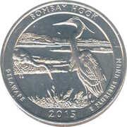 ¼ Dollar "Washington Quarter" (Bombay Hook National Wildlife Refuge, Delaware) - Reverse