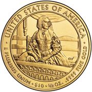 10 Dollars (Jane Pierce; Bullion Coinage) - Reverse