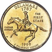 ¼ Dollar "Washington Quarter" (Delaware; Pattern) - Reverse