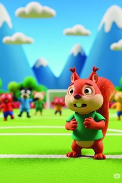 Sammy's Team Adventure educational story for 3-6 years children in English featuring warm themes