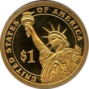 1 Dollar (Millard Fillmore) - Reverse