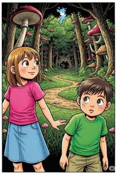 虹色のクローバーとバニーの日 fantasy story for 7-12 years children in Japanese featuring exciting themes