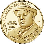 5 Dollars (Negro Leagues Baseball) - Obverse