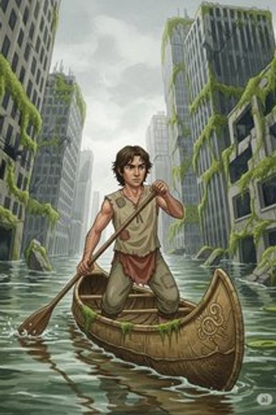 Anáhuac: La Sangre del Axolote mythology story for 13-18 years children in Spanish featuring mysterious themes