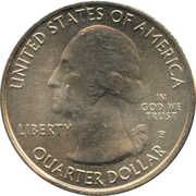 ¼ Dollar "Washington Quarter" (Olympic National Park, Washington) - Obverse