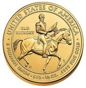 10 Dollars (Andrew Jackson's Liberty; Bullion Coinage) - Reverse