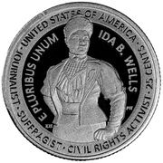 ¼ Dollar "Washington Quarter" (Ida B. Wells) - Reverse