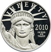 100 Dollars "American Platinum Eagle" (Bullion Coinage) - Obverse