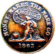 Civil War Merchant Token - John Quinn (New York, NY) - Reverse