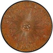 ½ Penny - Nova Constellatio “Pointed Rays, CONSTELLATIO” - Reverse