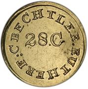 1 Dollar - C. Bechtler - Reverse