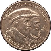 ½ Dollar (Huguenot-Walloon Tercentenary) - Obverse