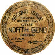 1 Dollar - City of North Bend (North Bend, Oregon) - Obverse