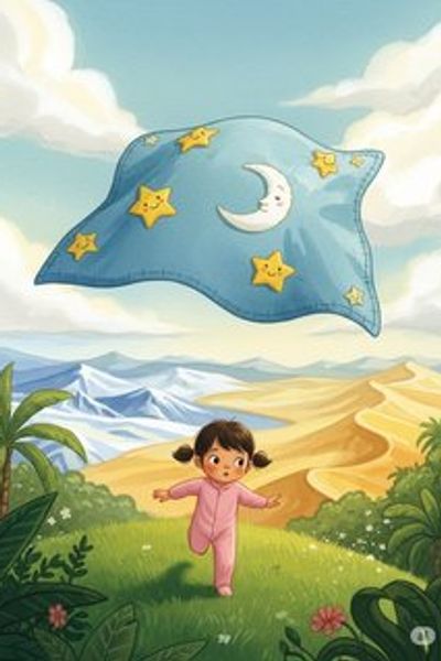 妮雅的奇妙毯子 fantasy story for 3-6 years children in Chinese featuring warm themes
