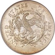 1 Dollar "Draped Bust Dollar" (small eagle) - Reverse
