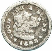 Cent - Civil War Token - Confederate - Pfeiffer and Co (Norfolk, Virginia) - Obverse
