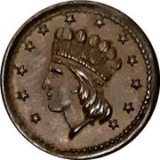 1 Cent - Civil War Token (Indian Princess / Our Army) - Obverse