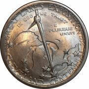 ½ Dollar (Cleveland Centennial / Great Lakes Exposition) - Reverse