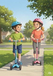 Daniel's First Ride educational story for 3-6 years children in English featuring warm themes