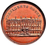 Civil War Token - John C Breckinridge (Presidents House) - Reverse