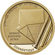 1 Dollar (American Innovation - Connecticut) - Reverse