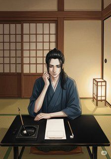 月影の手紙 romance story for 13-18 years children in Japanese featuring melancholy themes