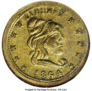 Token - Civil War Liberty Head - Obverse