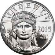 100 Dollars "American Platinum Eagle" (Bullion Coinage) - Obverse