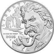 1 Dollar (Mark Twain) - Obverse