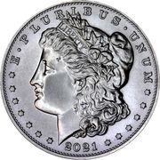 1 Dollar "Morgan Dollar" (100th anniversary) - Obverse