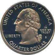 ¼ Dollar "Washington Quarter" (Connecticut) - Obverse